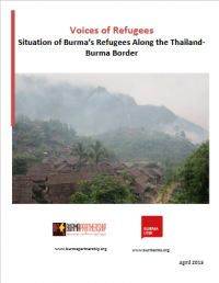 Image of Voices of refugees: situation of Burma's refugees along the Thailand-Burma border