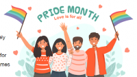 Image of BSC Pride Month reading