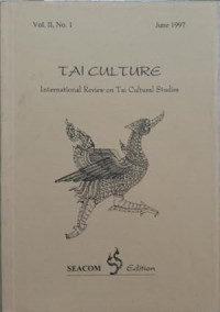 Image of Tai Culture: International Review on Tai Cultural Studies. Vol.II, No.1